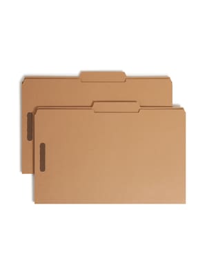 Smead Card Stock Classification Folders, Reinforced 2/5-Cut Tab, Legal Size, Kraft, 50/Box (19880)