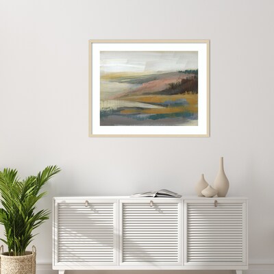 Amanti Art Sea gull on wharf by Alison Jones Danita Delimont Wood Framed Wall Art Print, 41" x 30" (A42675535759)