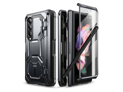 i-Blason Armorbox Black Rugged Case for Samsung Galaxy Z Fold4 (Galaxy2022-ZFold4-5G-Armorbox-SP-Black)
