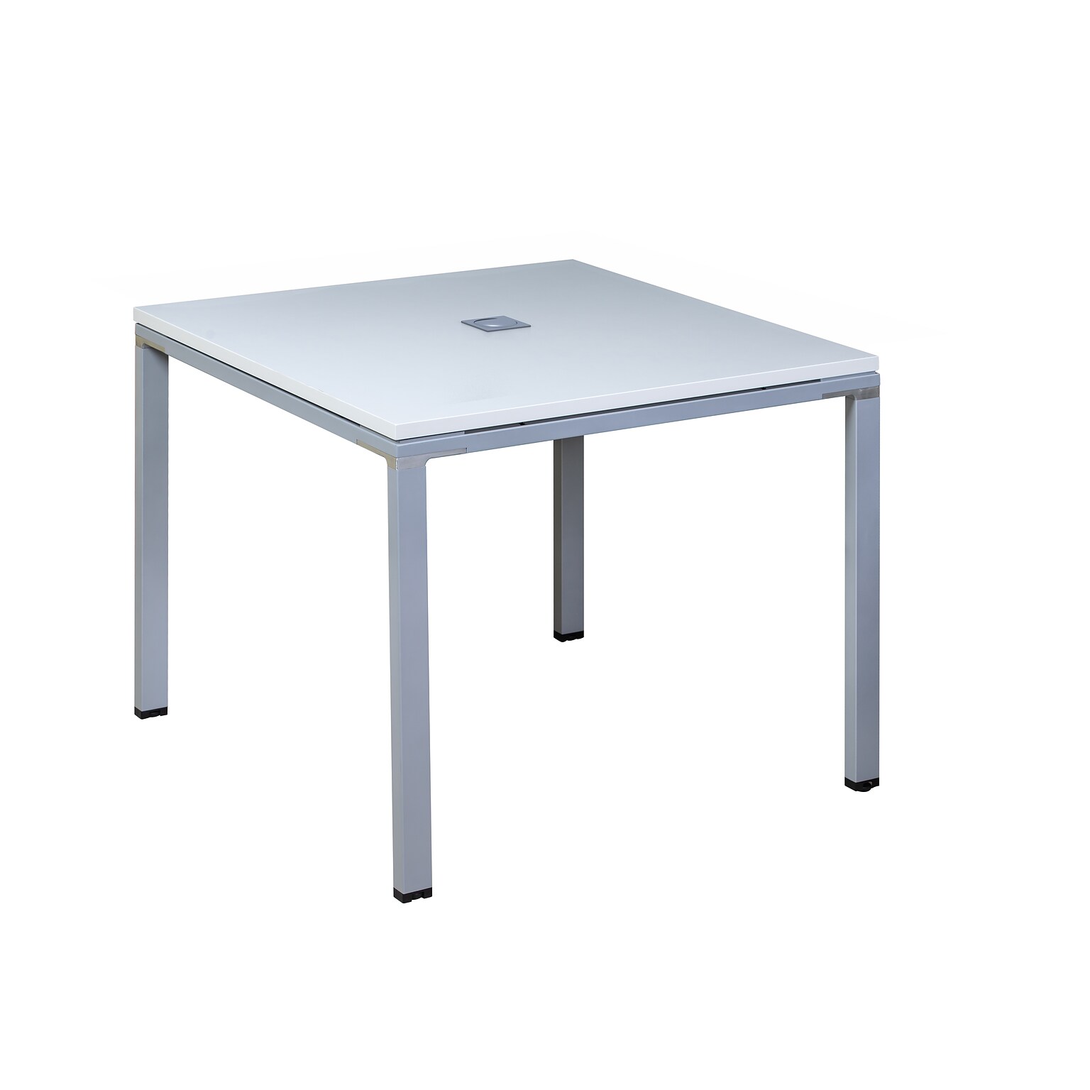Boss Office Products Simple System 36W Meeting Table, White (S401-WT)