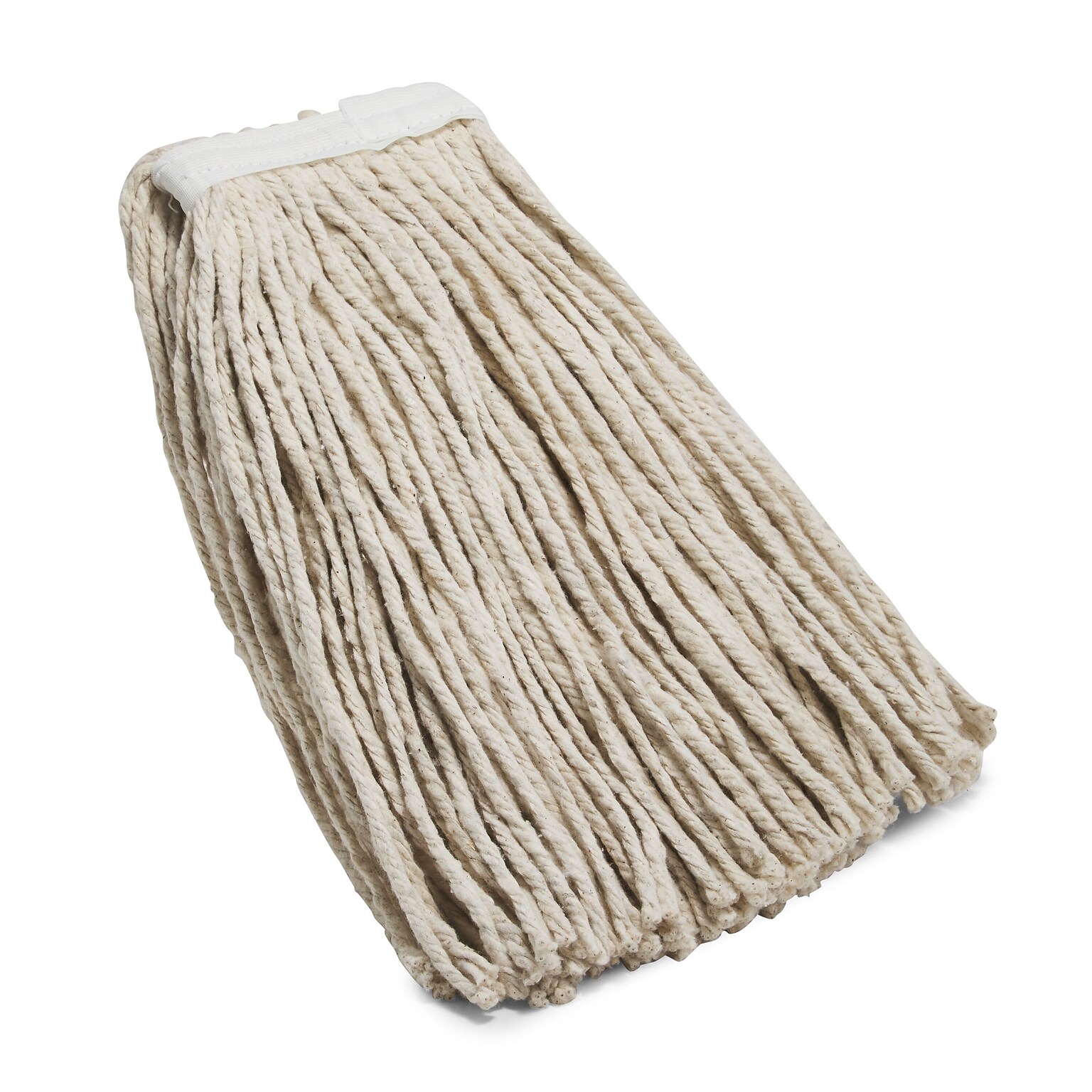 Coastwide Professional™ Cut-End Wet Mop Head, #20, Cotton, 1 Headband, White (CW57743)