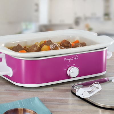 Elama 3.5 Quart Slow Cooker, Purple (935123732M)