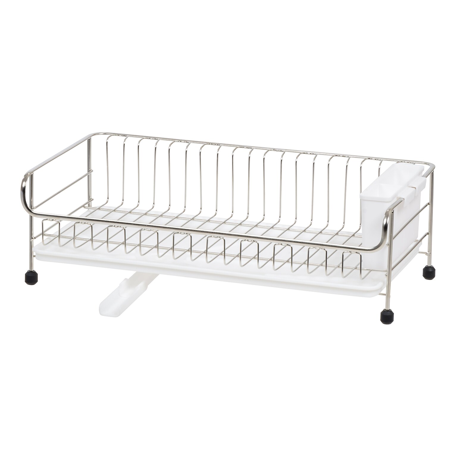 Iris Stainless Steel Dish Rack, White (586698)