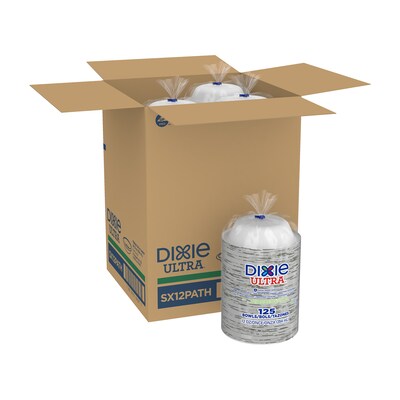 Dixie Ultra Pathways Paper Bowls, 12oz., Multicolor, 1000/Carton (SX12PATH)