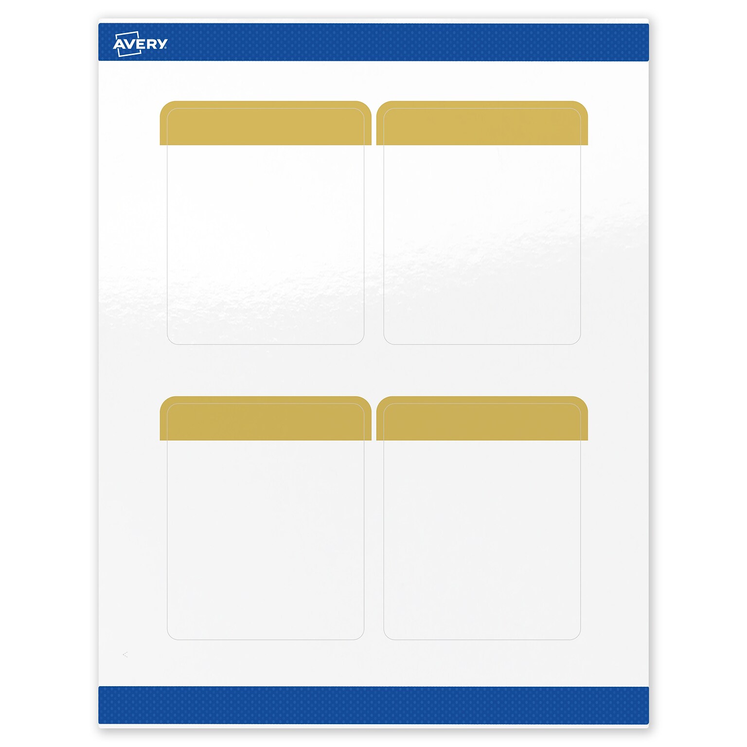 Avery Laser/Inkjet Rectangle Multipurpose Labels, 4 x 3-1/3, White, 40/Pack (S00-DJM)