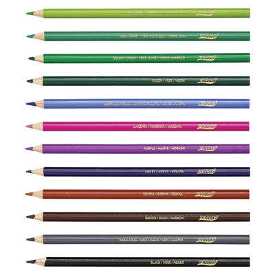Prang Colored Pencils, Assorted Colors, 24/Box (X22240X)