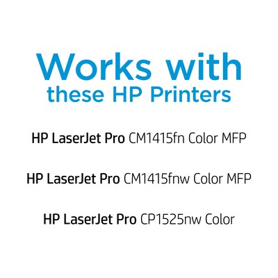 HP 128A Yellow Standard Yield Toner Cartridge (CE322A)