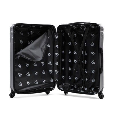 InUSA Vasty 33.86" Hardside Suitcase, 4-Wheeled Spinner, TSA Checkpoint Friendly, Pink (IUVAS00XL-PNK)