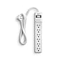 NXT Technologies 6-Outlet Surge Protector, 4' Cord, 600 Joules (NX54312)