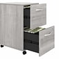 Bush Business Furniture Studio A 2-Drawer Mobile Vertical File Cabinet, Letter/Legal Size, Lockable, Platinum Gray(SDF116PGSU-Z)
