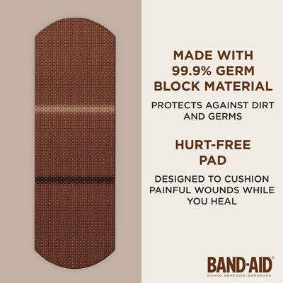 Band-Aid Brand OurTone Adhesive Bandages, BR55, 30/Count (119586)