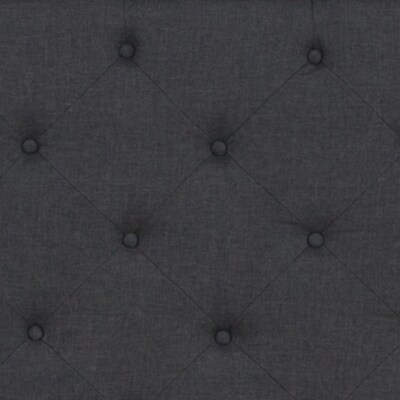 Flash Furniture Brighton Tufted Upholstered Platform Bed in Dark Gray Fabric with Pocket Spring Mattress, Queen (SLBM15)