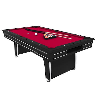 Fat Cat Tucson 7' Pool Table with Ball Return, Red (64-0152)
