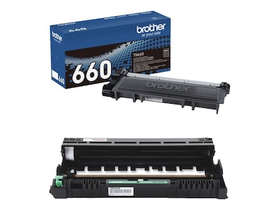 Brother TN-660/DR-630 Black High Yield Toner Cartridge & Drum Unit Bundle (TN660DR630PK-STP)