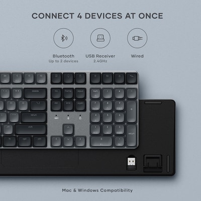 Satechi SM3 Slim Wireless Mechanical Backlit Keyboard, Dark (ST-KSM3DK-EN)