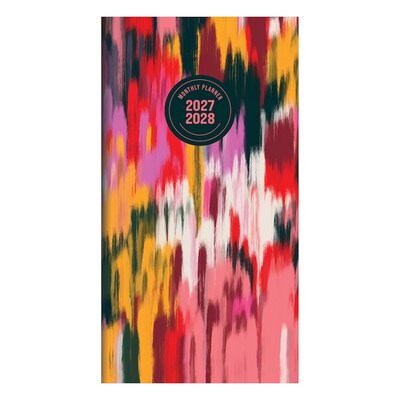 2027 TF Publishing Paint Streak 3.5 x 6.5  Monthly Standard Planner, Paperboard Cover, Multicolored (27-7008)
