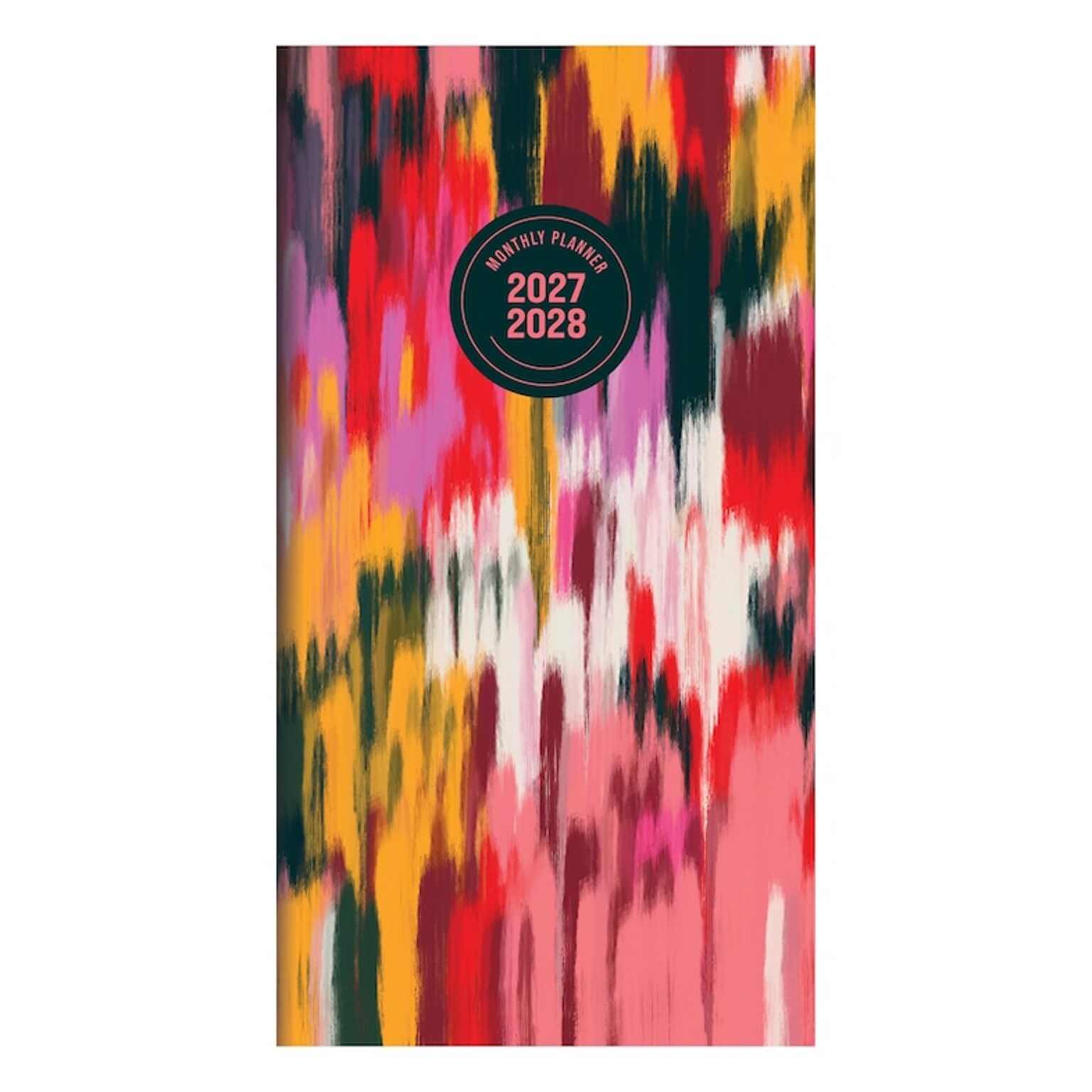2027 TF Publishing Paint Streak 3.5 x 6.5  Monthly Standard Planner, Paperboard Cover, Multicolored (27-7008)