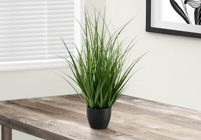 Monarch Specialties Inc. 23" Artificial Grass Plant in Pot (I 9575)