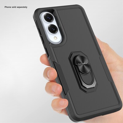 SaharaCase Raider Series Kickstand Phone Case for Samsung Galaxy S25 Edge, Shock Absorbing, Scorpion Black (CP00835)