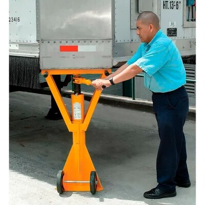 Global Industrial Heavy-Duty Trailer Stabilizing Jack Stand, 100,000 Lb. Static Capacity (500106)
