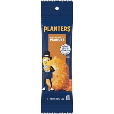 Planters Honey Roasted Peanuts, 2.5 oz., 15 Bags/Pack (GEN01652)