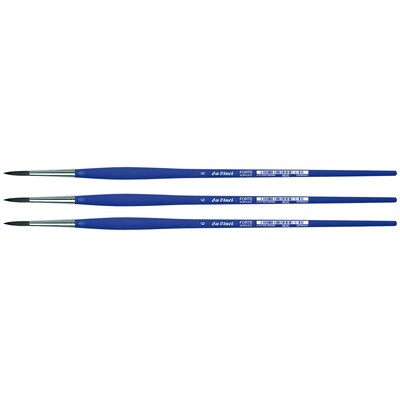 da Vinci FORTE-Acrylics Oil and Acrylic Synthetic Student Round Brush, 3 /Pack (DVXVA86306-3)