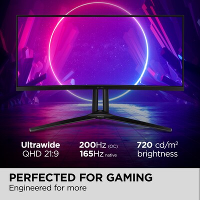 ViewSonic 34" Curved 200Hz LED Gaming Monitor, Black (XG341C-2K)