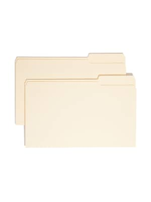 Smead Manila Folder, 1/3-Cut Tab Right Position, Legal Size, 100/Box (15333)