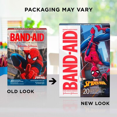 Band-Aid MineCraft Adhesive Bandages, Assorted Sizes, 20 Bandages/Box (1202513)