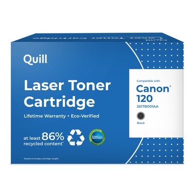 Quill Brand Remanufactured Laser Toner Cartridge Comparable to Canon® 120 Black (100% Satisfaction Guaranteed)