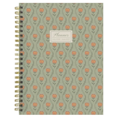 2026-2027 TF Publishing Green Forest 6.5 x 8 Weekly & Monthly Planner (AY27-9214)