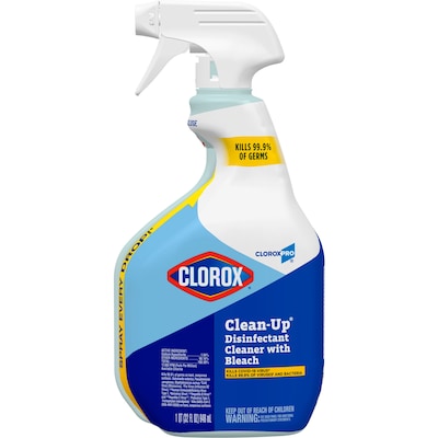 CloroxPro Clorox Clean-Up Disinfectant Cleaner with Bleach Spray, Original Scent, 32 oz. (CLO35417)