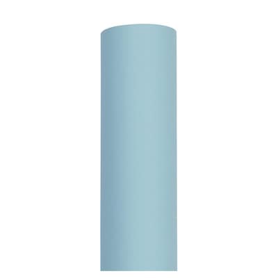 JAM Paper Short Mini Roll Wrapping Paper, 26.3 sq. ft., Pool Baby Blue, 2/Pack(277013535263a)