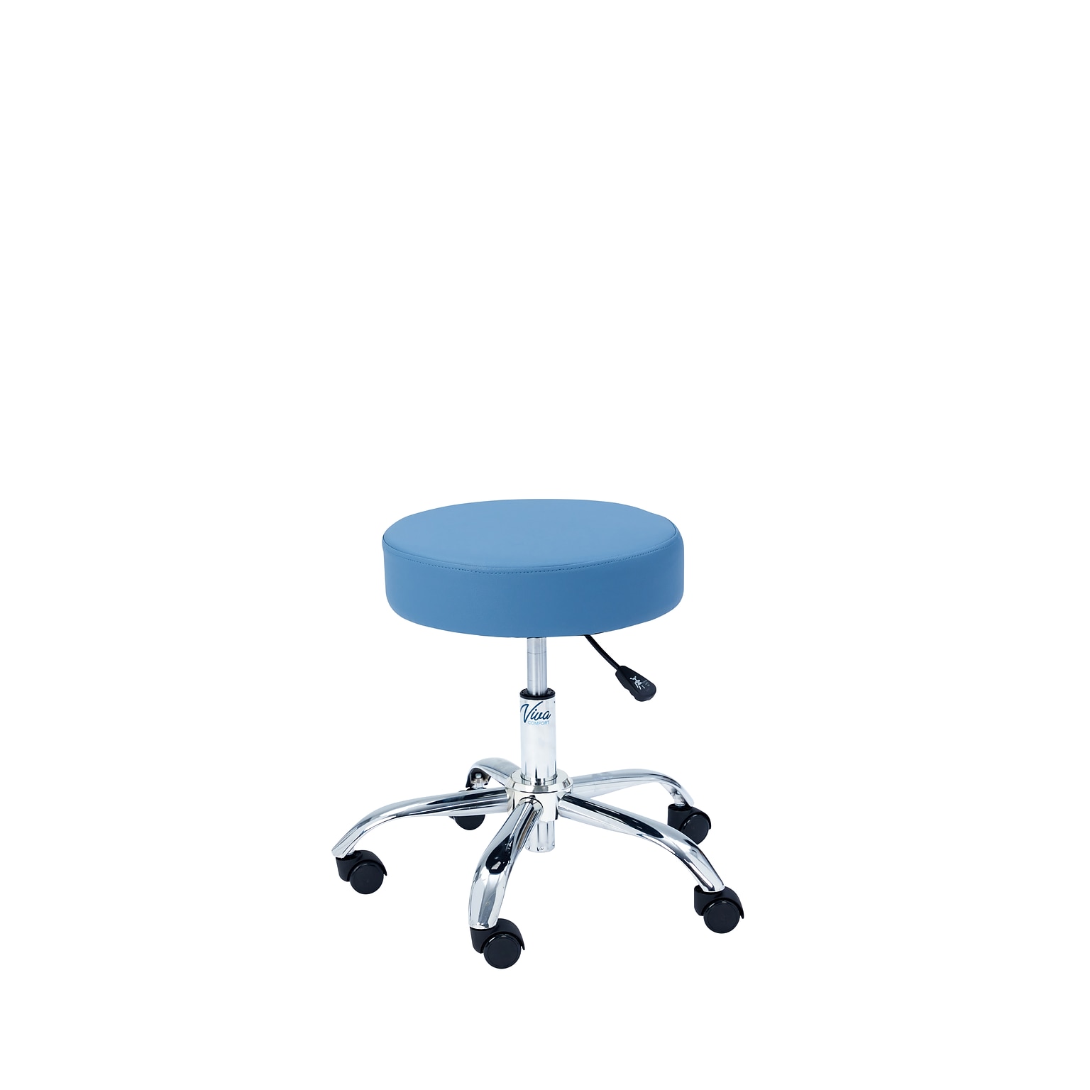 Viva Comfort Armless Vinyl Medical and Lab Stool, Blue (ADI910-01-BLU-MK)