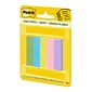 Post-it Page Marker, Assorted Colors, .5 in. x 1.7 in., 100 Sheets/Pad, 5 Pads/Pack (6705AU)