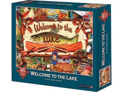 Willow Creek Welcome To the Lake 1000-Piece Jigsaw Puzzle (39828)