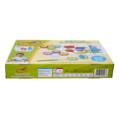 Crayola Spill Proof Washable Paint Kit, Assorted Colors, 53/Set (BIN541076)