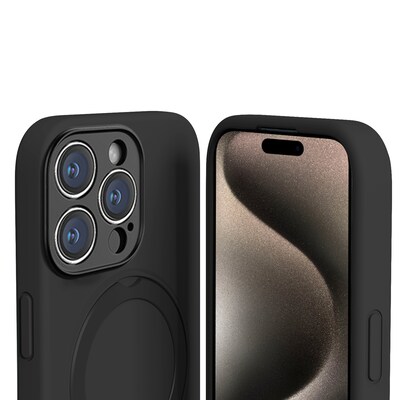 SaharaCase Venture MagSafe Phone Case for iPhone 16 Pro Max, Shock Absorbing, Scorpion Black (CP00693)