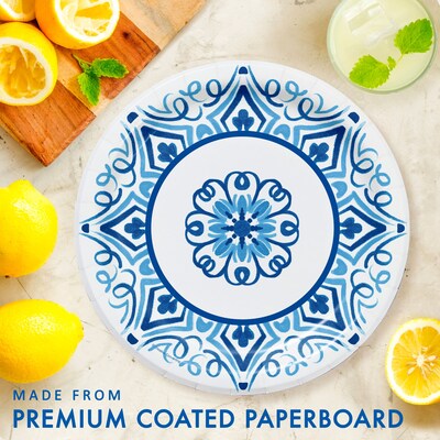 Creative Converting Blue Willow Party Kit, Blue/White, Serves 16 (DTC9508E2G)