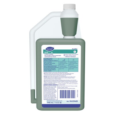 UHS SC 4 Hard Floor Cleaner for Diversey Accumix, Ammonia, 946 mL / 1 Qt., 6/Carton (94529489)