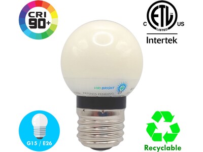 Viribright 2-Watts Daylight LED Bulb, Dozen (74566-12)