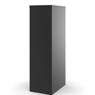 Quill Brand® 4-Drawer Vertical File Cabinet, Locking, Letter, Black, 22"D (22337D)