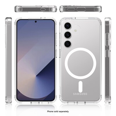 SaharaCase Venture Wallet for Galaxy S25+ , Shock Absorbing, Clear/Scorpion Black (CP00756)