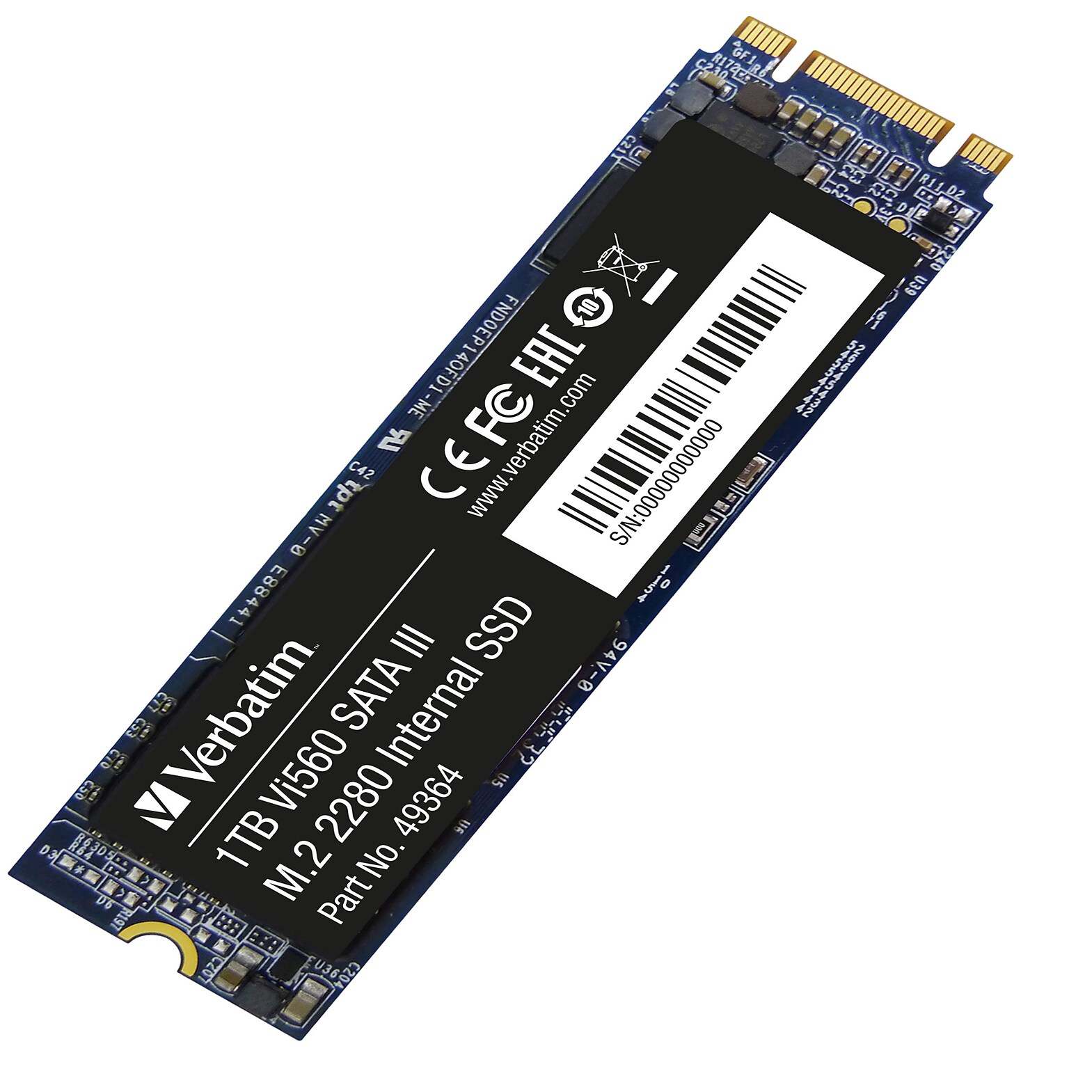 Verbatim Vi560 SATA III M.2 1TB M.2 SATA III Internal Solid State Drive (49364)
