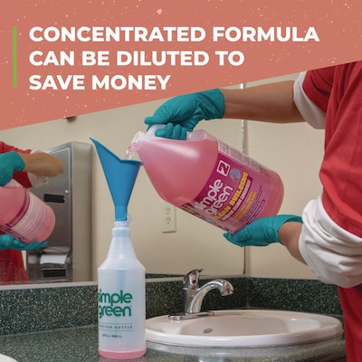 Simple green Clean Building Bathroom Cleaner Concentrate, Unscented, Simple green, 1 gal Bottle