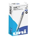 uni one Retractable Gel Pens, Medium Point, 0.7mm, Blue Ink, Dozen (70363)