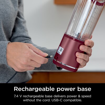 Ninja Blast Portable 18 oz. Blender, Cranberry Red (BC151CR)