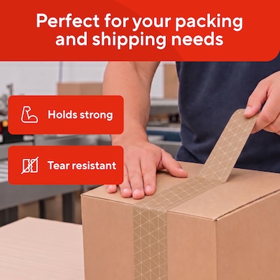 Standard Grade Paper Packing Tape, 2.8" x 125 yards, Each (468231-CC)