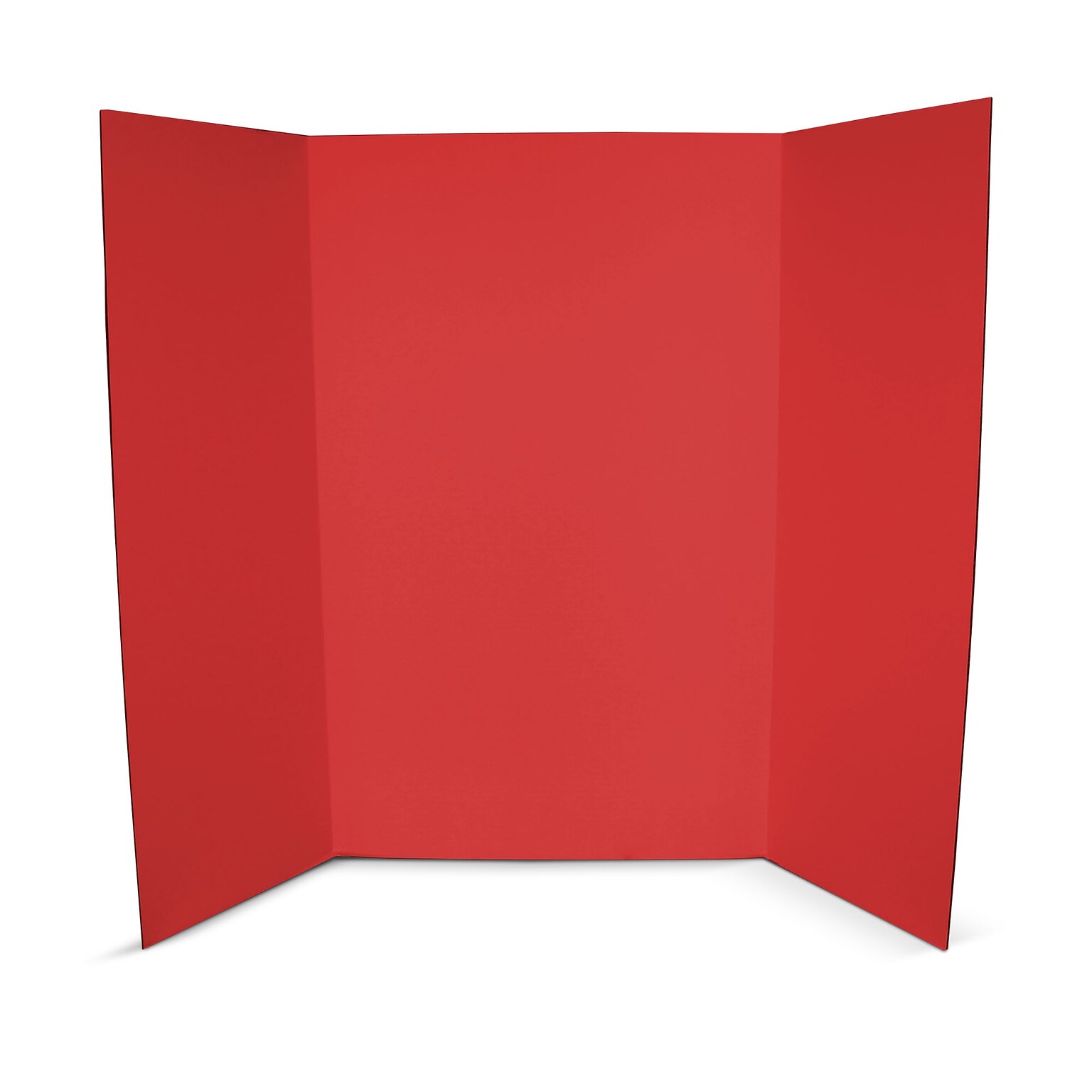 Flipside Tri-Fold Foam Board, 36 x 48, Red, 3/Pack (30089-3)