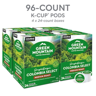 Green Mountain Colombia Select Coffee Keurig® K-Cup® Pods, Medium Roast, 96/Carton (6003)